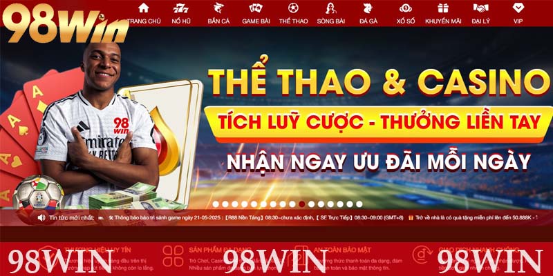 Tổng quan thông tin giới thiệu về thể thao 98WIN